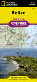 Belize Adventure Travel Map (3106)