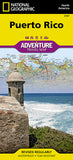 Puerto Rico Adventure Travel Map (3107)