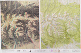 3D Kings Peak East 100K Topographic and Photographic Map