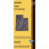 Hite Crossing, Utah - 30x60 Minute Series Topo Map (BLM Edition)