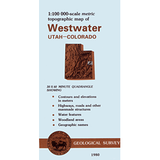 Westwater, Utah - 30x60 Minute Series Topo Map