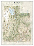 National Geographic Utah Wall Map