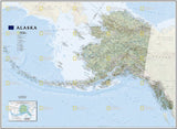 National Geographic Alaska Classic Wall Map