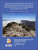 Geologic and Geophysical Maps of the Newfoundland Mountains and Part of the Adjacent Wells 30' x 60' Quadrangles, Box Elder County, Utah (MP-173dm)