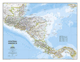 Central America Classic Wall Map