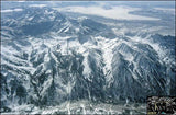 Large Lone Peak Ski Touring Poster 54x36