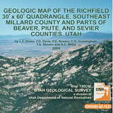 Geologic map of the Richfield 30' x 60' quadrangle, southeast Millard County and parts of Beaver, Piute, and Sevier Counties, Utah (M-195dm)