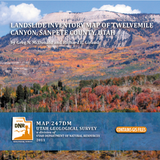 Landslide inventory map of Twelvemile Canyon, Sanpete County, Utah (M-247dm)