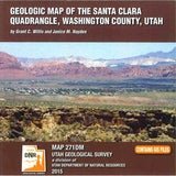 Geologic Map Of The Santa Clara Quadrangle, Washington County, Utah (M-271dm)