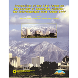 Proceedings of the 35th Forum on the Geology of Industrial Minerals - The Intermountain West Forum 1999 (MP 01-2)