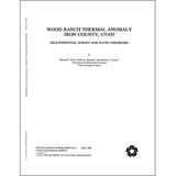 Wood Ranch thermal anomaly, Iron County, Utah (MP 91-4)