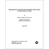 Probabilistic liquefaction severity index maps of the State of Utah (OFR-159)