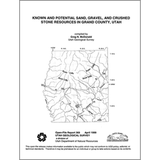 Known and potential sand, gravel, and crushed stone resources in Grand County, Utah (OFR-369)