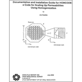 Documentation and installation guide for HOMCODE: a code for scaling up permeabilities using homogenization (OFR-392)