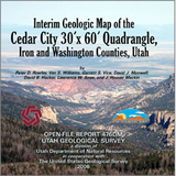 Interim geologic map of the Cedar City 30' x 60' quadrangle, Iron and Washington Counties, Utah (OFR-476dm)