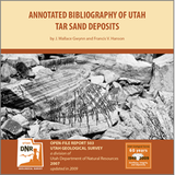 Annotated bibliography of Utah tar sands and related information (OFR-503)