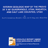 Interim geologic map of the Provo 30' x 60' quadrangle, Salt Lake, Utah, and Wasatch Counties (OFR-586dm)