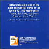 Interim Geologic Map of the East and Central Parts of the Tooele 30'x60' Quadrangle, Tooele, Salt Lake, and Davis Counties, Utah, Year2 (OFR-644)