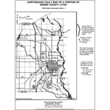 Earthquake fault map of a portion of Weber County, Utah (PI-1)