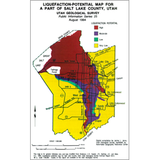Liquefaction-potential map for a part of Salt Lake County, Utah