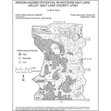 Radon-hazard potential in western Salt Lake Valley, Salt Lake County, Utah (PI-43)