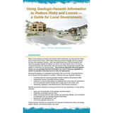 Using geologic-hazards information to reduce risks and losses - a guide for local governments (PI-75)