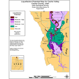 Liquefaction potential map for Cache Valley, Cache County, Utah (PI-79)