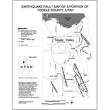 Earthquake fault map of a portion of Tooele County, Utah (PI-84)