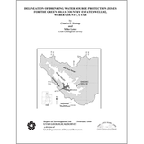 Delineation of drinking water source protection zones for the Green Hills Country Estates well 02, Weber County, Utah (RI-240)