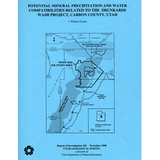 Potential mineral precipitation and water compatibilities related to the Drunkards Wash project, Carbon County, Utah (RI-241)