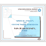 Mineral, energy, and ground-water resources of San Juan County, Utah (SS-86)