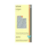 Logan, Utah - 30x60 Minute Series Topo Map (BLM Edition)