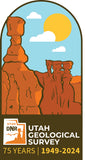 Utah Geological Survey 75th Year Anniversary Sticker
