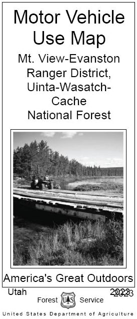 Motor Vehicle Use Map - Mt. View-Evanston Ranger District, Uinta-Wasatch-Cache National Forest