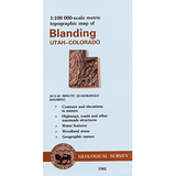 Blanding, Utah - 30x60 Minute Series Topo Map
