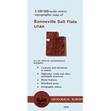 Bonneville Salt Flats, Utah - 30x60 Minute Series Topo Map