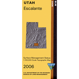 Escalante, Utah - 30x60 Minute Series Topo Map (BLM Edition)