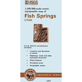 Fish Springs, Utah - 30x60 Minute Series Topo Map