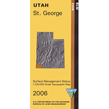 St. George, Utah - 30x60 Minute Series Topo Map (BLM Edition)