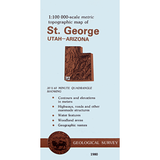 St. George, Utah - 30x60 Minute Series Topo Map