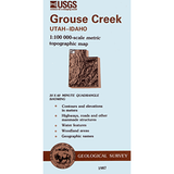 Grouse Creek, Utah - 30x60 Minute Series Topo Map