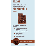 Hanksville, Utah - 30x60 Minute Series Topo Map