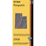 Panguitch, Utah - 30x60 Minute Series Topo Map (BLM Edition)