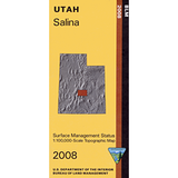 Salina, Utah - 30x60 Minute Series Topo Map (BLM Edition)