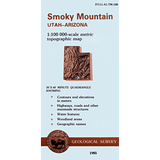 Smoky Mountain, Utah - 30x60 Minute Series Topo Map