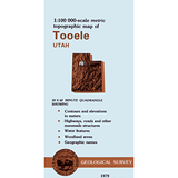 Tooele, Utah - 30x60 Minute Series Topo Map