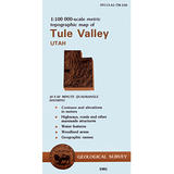 Tule Valley, Utah - 30x60 Minute Series Topo Map