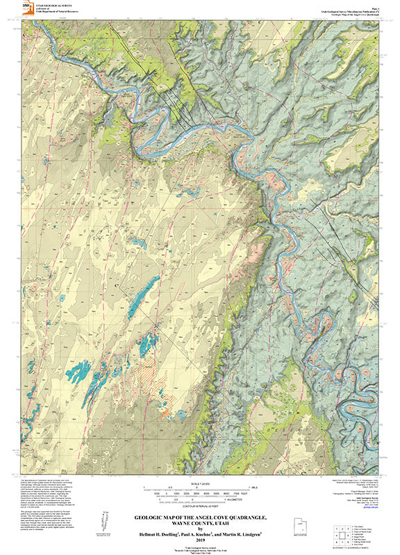 Geologic Map of the Angel Cove Quadrangle, Wayne County, Utah (MP-172)