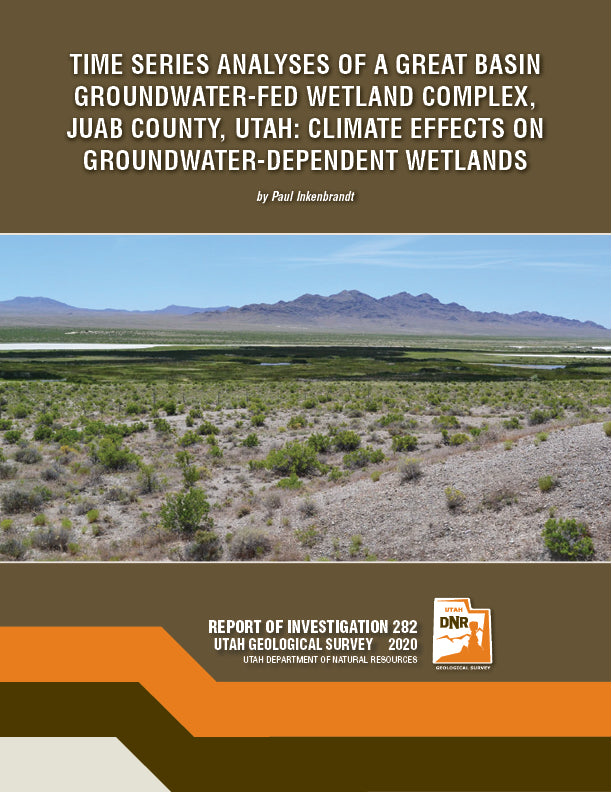 Time Series Analyses of a Great Basin Groundwater-Fed Wetland Complex, Juab County, Utah: Climate Effects on Groundwater-Dependent Wetlands (RI-282)