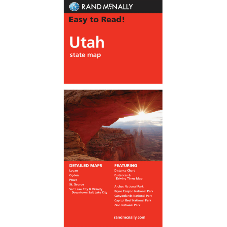 Rand Mcnally Easy To Read: Utah